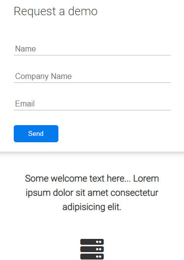 我的简单项目留言页html5自适应响应式企业网站模板免费下载