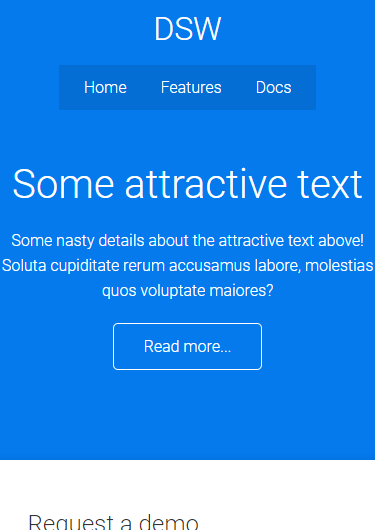 我的简单项目首页html5自适应响应式企业网站模板免费下载