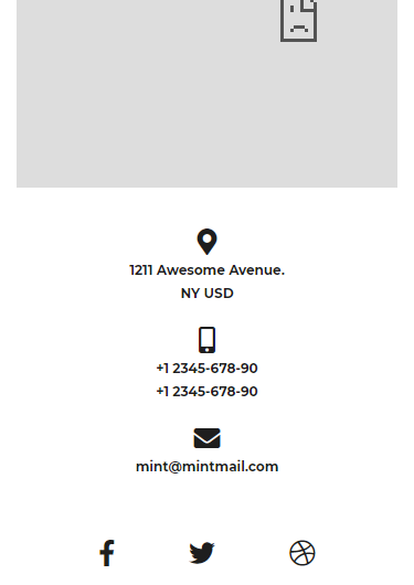 薄荷项目定位页html5自适应响应式企业网站模板免费下载