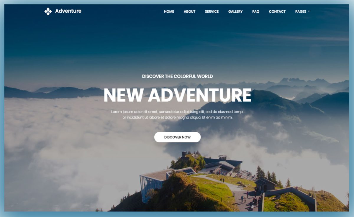 免费Bootstrap4 旅行旅游预订网站模板响应式CSS3自适应HTML5网站模板免费下载