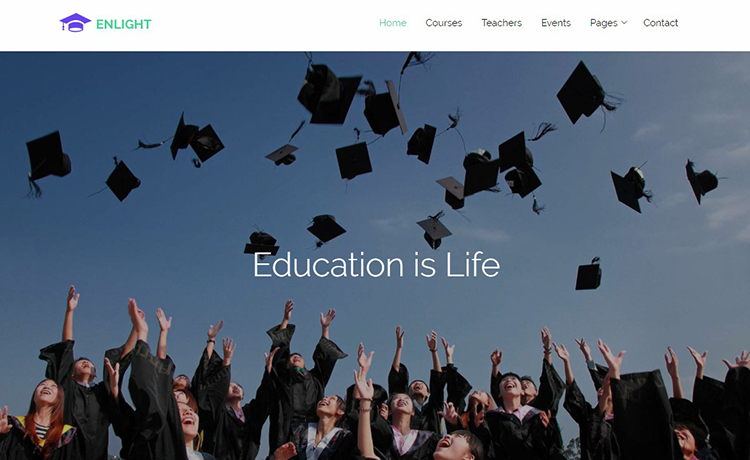 免费响应式Bootstrap5学校大学学术在线课程教育机构网站模板自适应HTML5网站模板免费下载