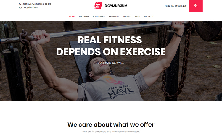 健身房单页免费bootstrap5响应式健身体育运动养身网站模板自适应HTML5网站模板免费下载