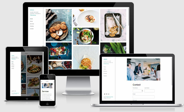 多用途免费Bootstrap 4 美食厨师餐厅食品模板自适应HTML5网站模板免费下载