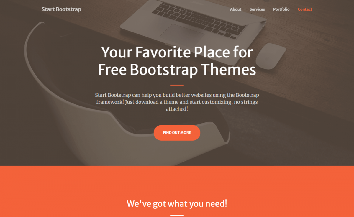 免费简单完美展示作品 Bootstrap 5 个人博客博主网站模板自适应HTML5网站模板免费下载
