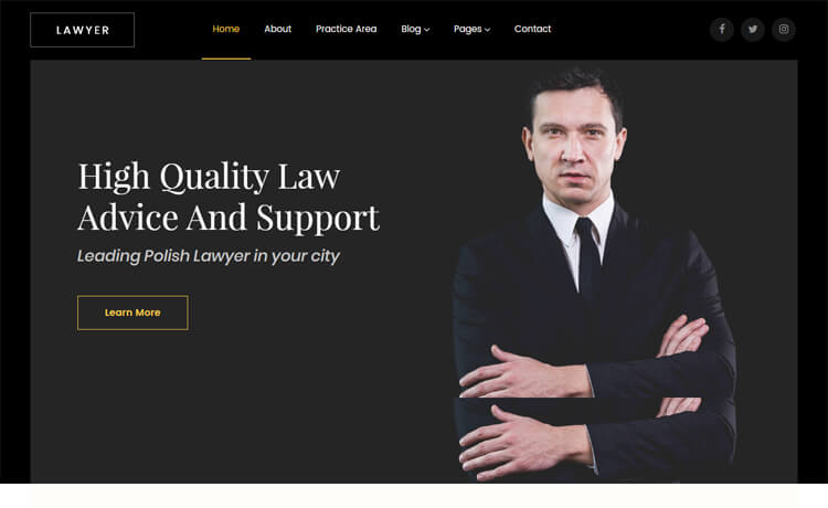 一个专业设计免费Bootstrap 4 律师事务所法律顾问维权打官司网站模板自适应HTML5网站模板免费下载