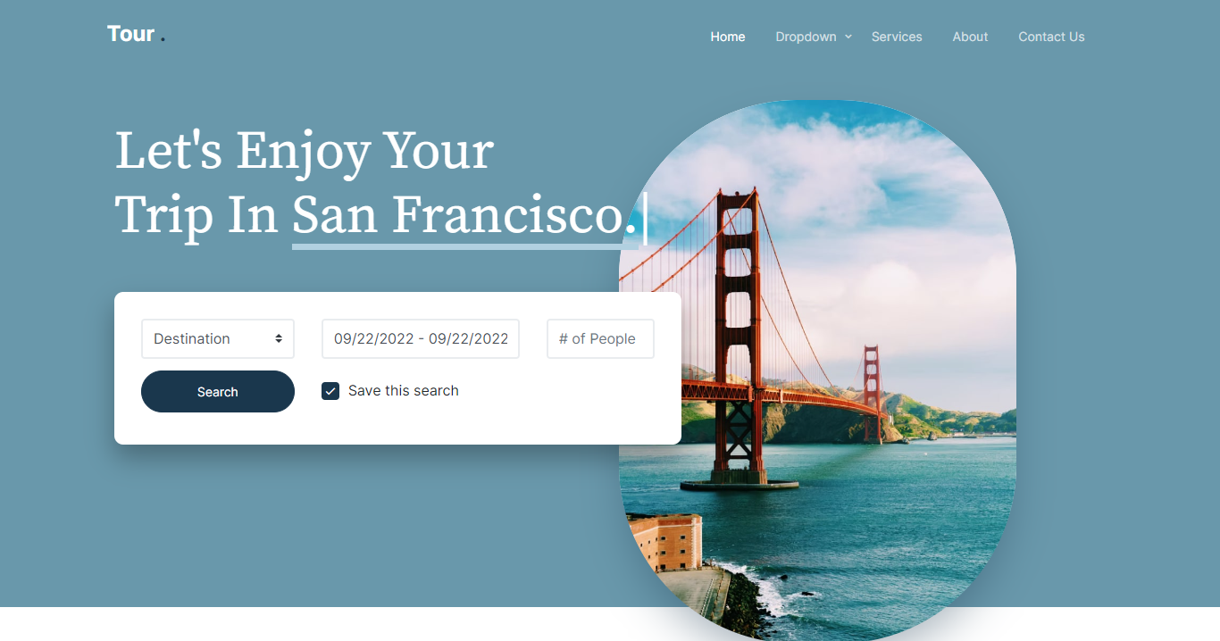 免费Bootstrap 5 旅行社旅游预定导游业务响应式css3自适应HTML5网站模板免费下载