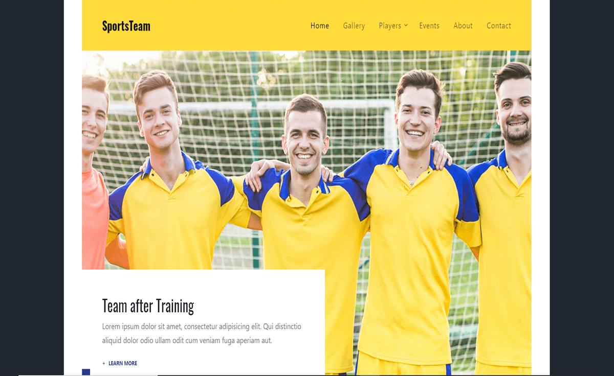 一个巨大的免费响应 Bootstrap 4 足球棒球篮球运动体育网站模板自适应HTML5网站模板免费下载